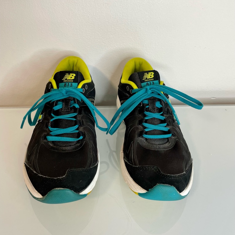 New Balance 813 Womens Shoes Size 7.5 B Black White Sneakers Athletic Running - Picture 2 of 9